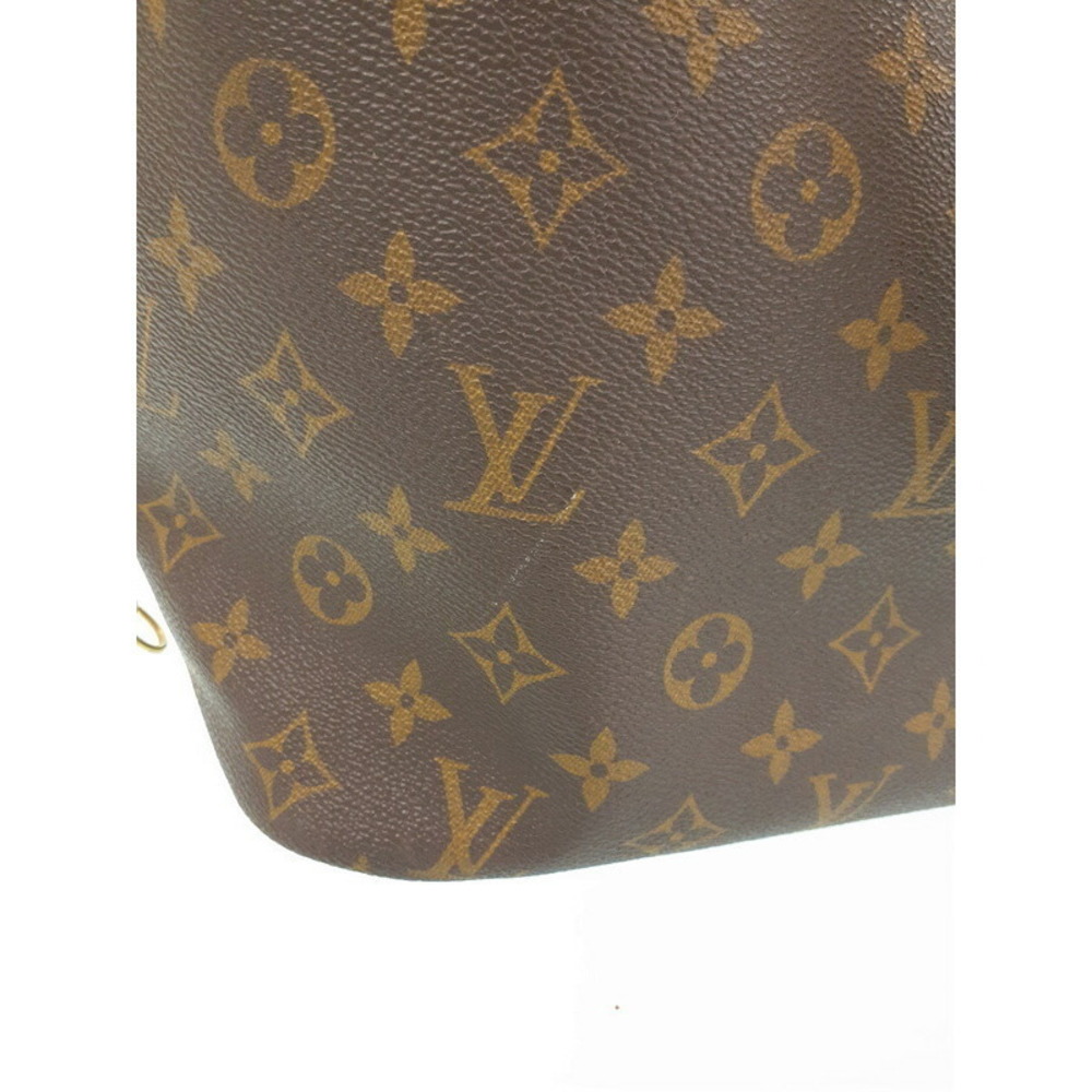 Louis Vuitton Monogram Leather Brown Neverfull Tote Bag - Picture 6 of 8